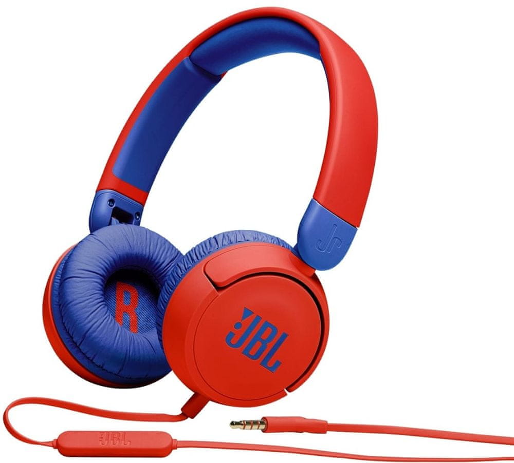 JBL JR310, červená/modrá - zánovné